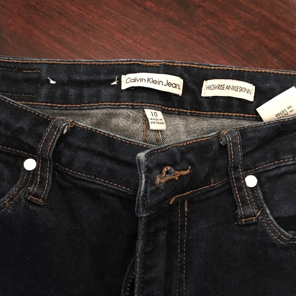 Calvin Klein High Rise Ankle Skinny